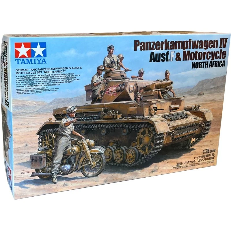 Tamiya Panzerkampfwagen IV Ausf.F 1:35 modelkampvogn