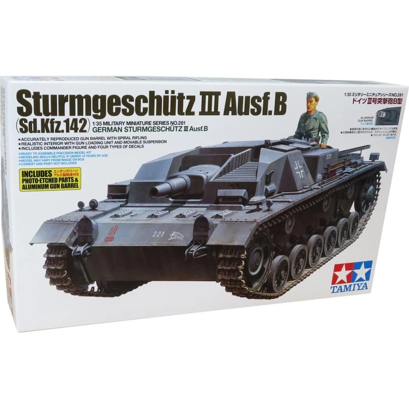 Tamiya Sturmgeschutz III Ausf. B (1:35) - Modelkampvogn