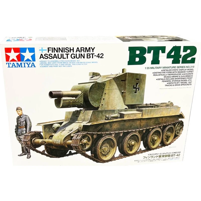 Tamiya BT-42 1:35 finsk kampvogn (byggeæt)