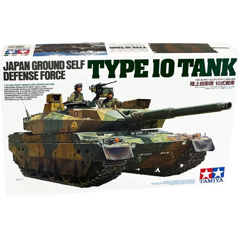 Tamiya 1:35 JGSDF Type 10 kampvogn byggesæt