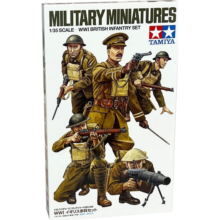 Tamiya 1:35 WWI British Infantry - 5 figurer