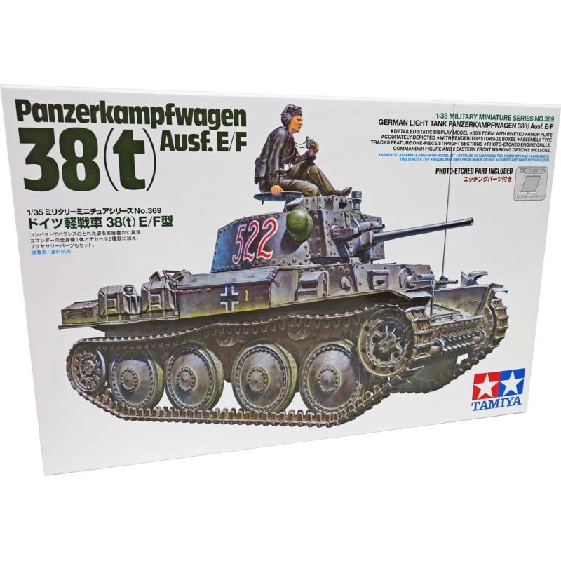 Tamiya Panzerkampfwagen 38(t) Ausf. E/F 1:35