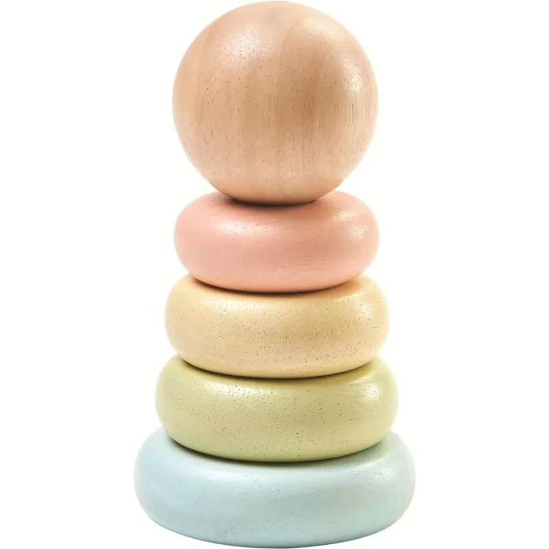 PlanToys Pastel Første Stabelring