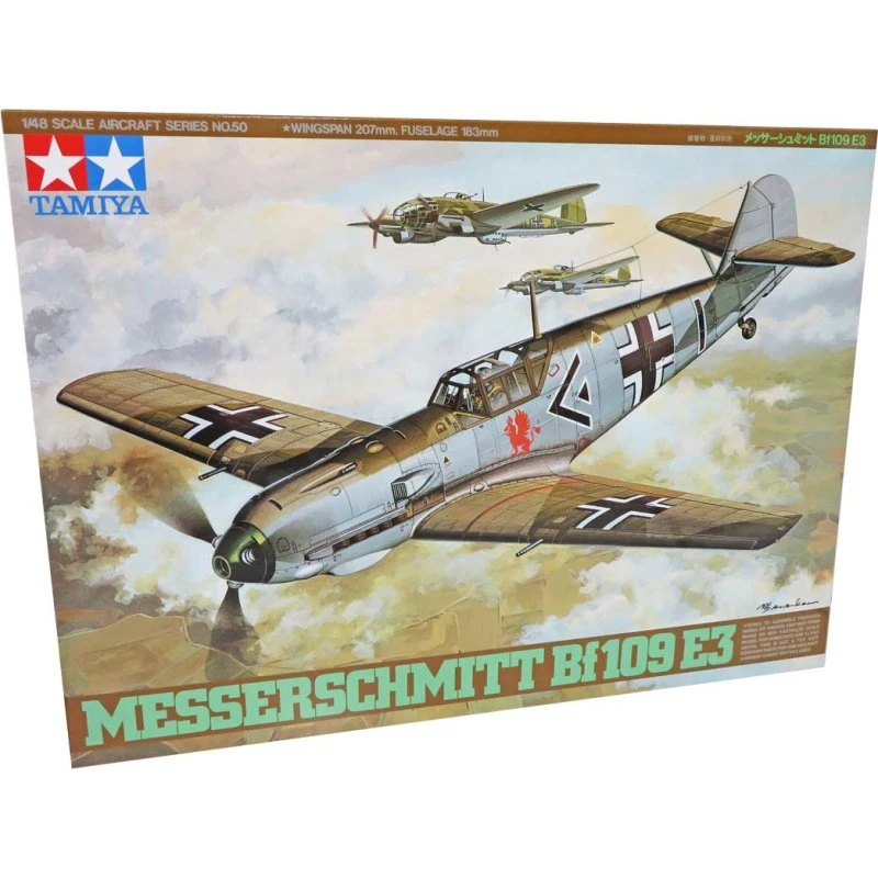 Tamiya Messerschmitt BF109E3 1:48 byggesæt