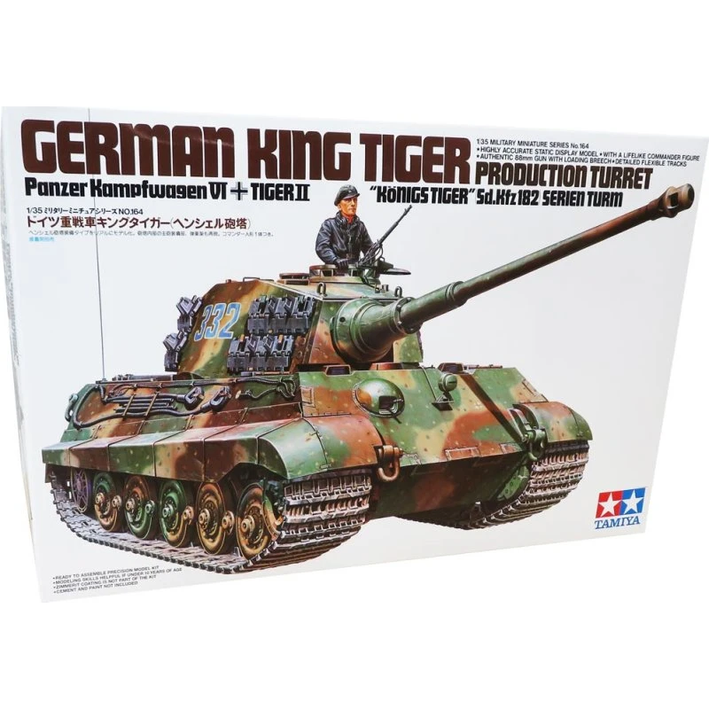 Tamiya King Tiger 1:35 modelkampvogn (29,4 cm)