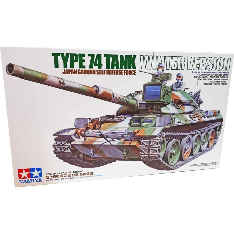 Tamiya Type 74 Kampvogn (Winter) 1:35 - JGSDF byggesæt