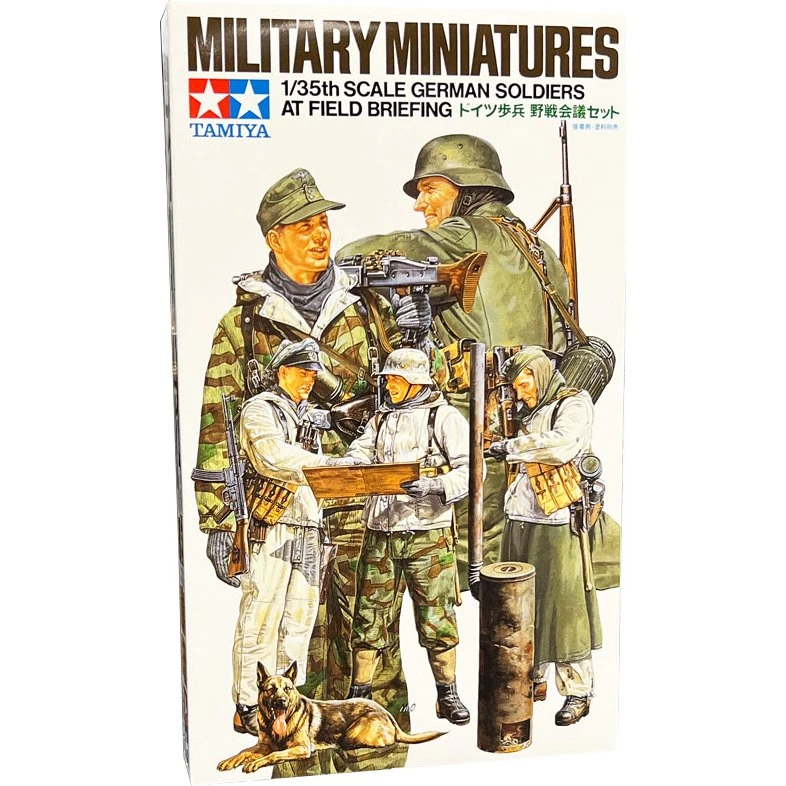 Tamiya 1:35 Tyske soldater – Briefing sæt (35212, vinteruniform)