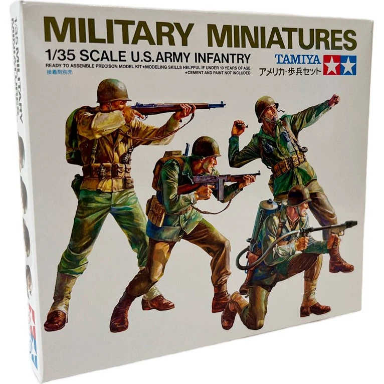 Tamiya US-infanteri 1:35 – 4 figurer