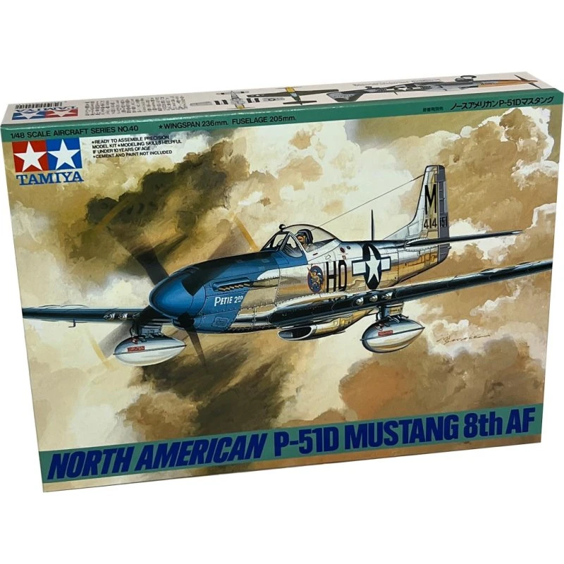 Tamiya P-51D Mustang 8th AF 1:48 (20,5 cm)