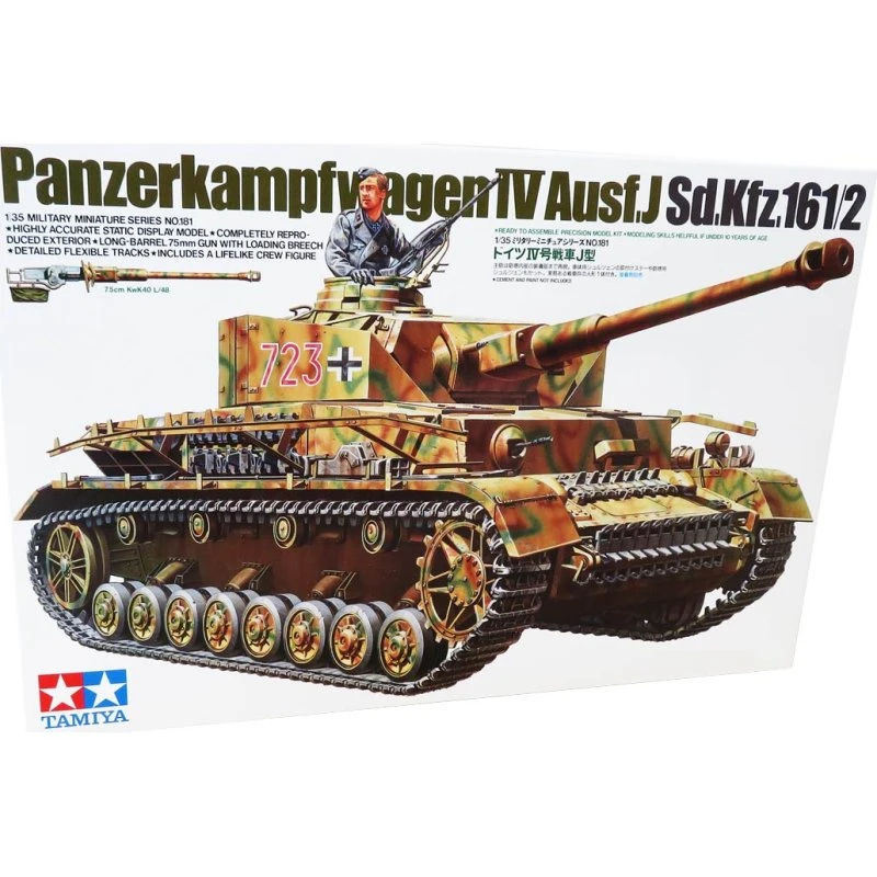 Tamiya 1:35 Panzerkampfwagen IV Ausf. J (Sd.Kfz.161/2) - Byggesæt
