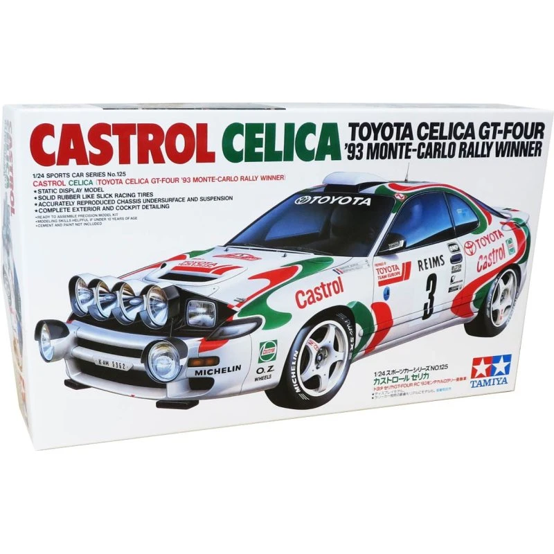 Tamiya Toyota Castrol Celica 1:24 - Modelbyggekit (24125)