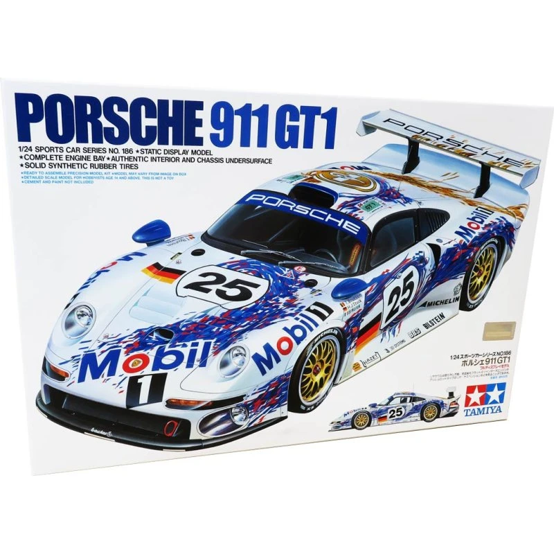 Tamiya Porsche 911 GT1 byggesæt 1:24 (L19,7 cm)