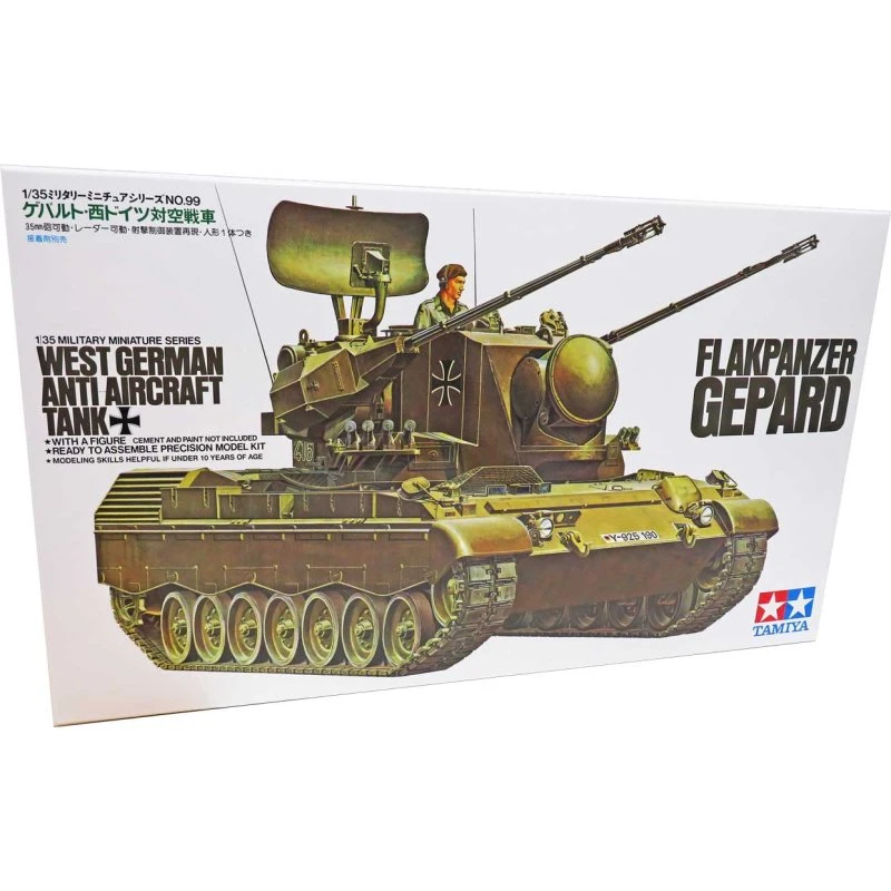 Tamiya Flakpanzer Gepard 1:35 - Vesttysk kampvogn