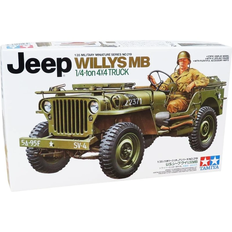 Tamiya Willys MB 1:35 (9,6 cm) plastikmodel