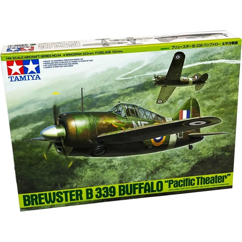 Tamiya Brewster B-339 Buffalo (Pacific Theater) 1:48 byggesæt
