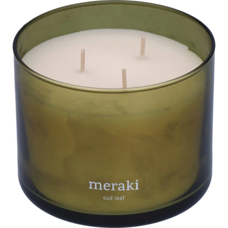 Meraki Duftlys Oud Leaf 340 g – op til 75 timers brændetid