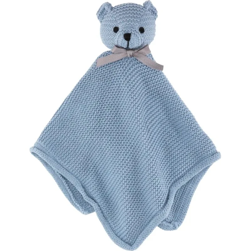 Vanilla Copenhagen Nusseklud Bamse Misty Blue 30x30 cm