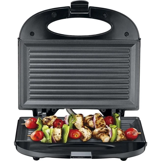 MELISSA Sandwichmaskine med grillplader 750W - Sort