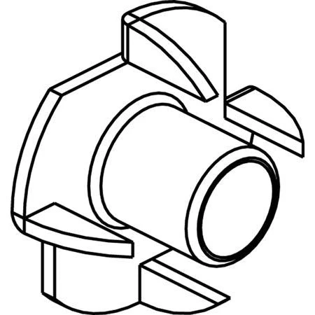Cubic Islagsmøtrik M6