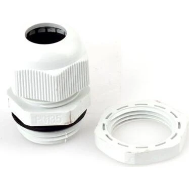 Forskruning PG 13,5 RAL9002 med møtrik, polyamid IP68