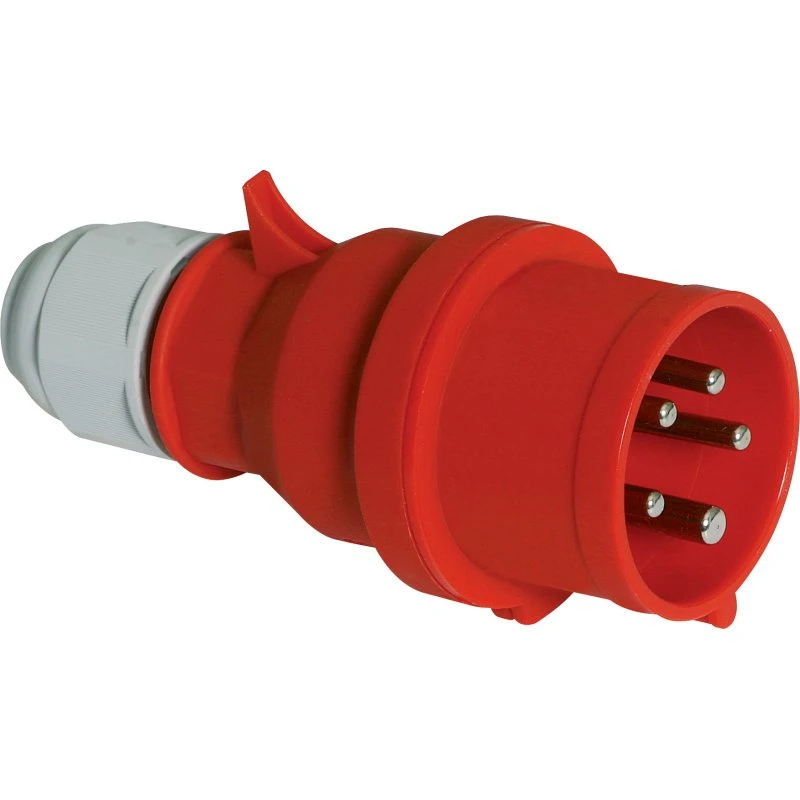 Cee CEE-stikprop H6 32A 400V 5-polet IP44 rød