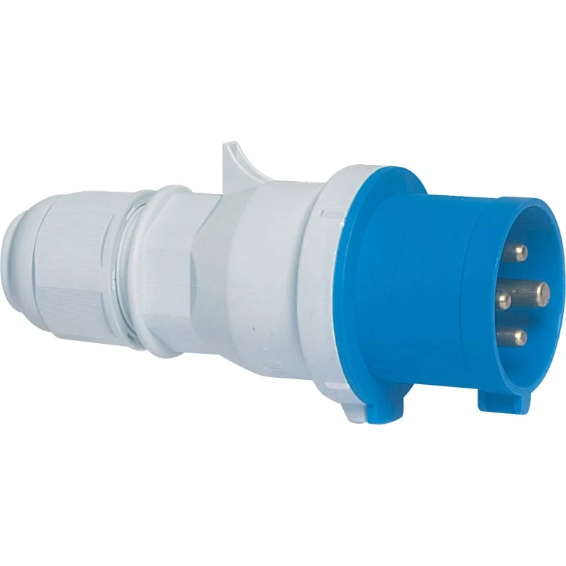 CEE stikprop H9 230V 16A 4-polet IP44 blå