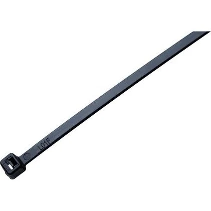 Kabelbinder 4,8x300 mm sort UV-bestandig 230N