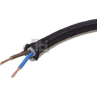 RG25 Ledning 2x0,75 70 gr tekstil sort