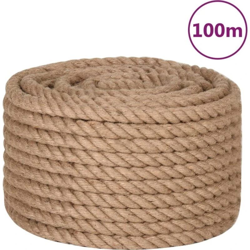 vidaXL jutereb 100 m 16 mm – 100% jute