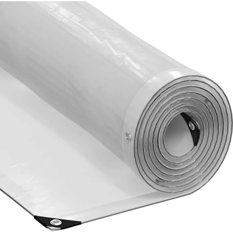 vidaXL Planteafdækning med øjer 2x8 m Polyethylen