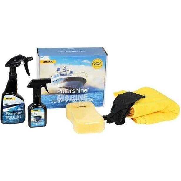 Mirka Polarshine Marine Surface Protection Kit (rengøring + keramisk gelcoat)