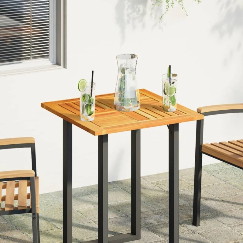 vidaXL bordplade 60x60x2 cm i massivt akacietræ