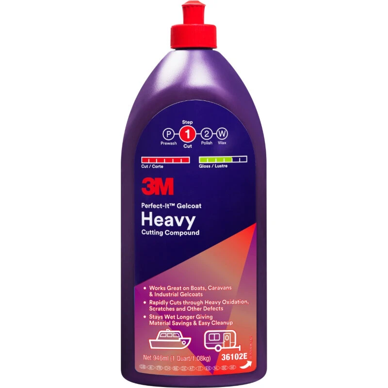 3M Perfect-It Gelcoat Finishing System – Heavy Cutting 946 ml