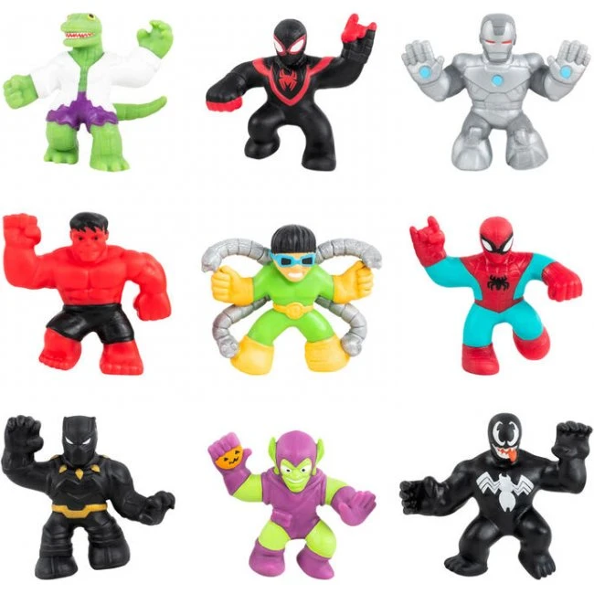 Goo Jit Zu Marvel Minis S6, assorteret