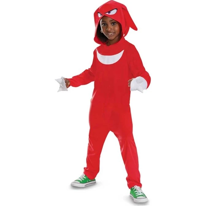Disguise Sonic-udklædning – Knuckles (128 cm)