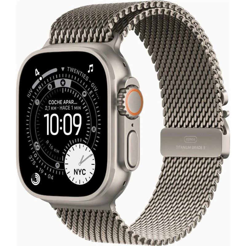 Apple Watch Ultra 3 49 mm Titanium - grå, 64 GB