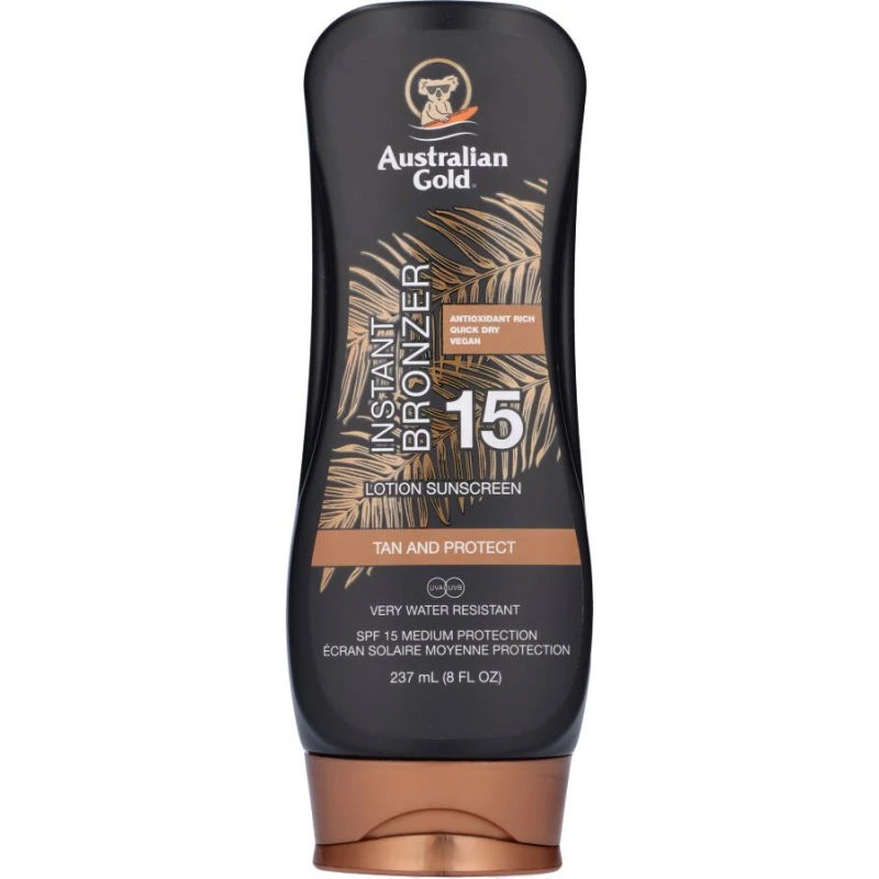 Australian Gold Instant Bronzer Lotion SPF 15 237 ml