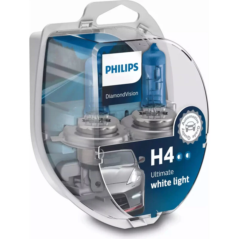 Philips DiamondVision H4 12342DVS2 – Ultimate White 5000K