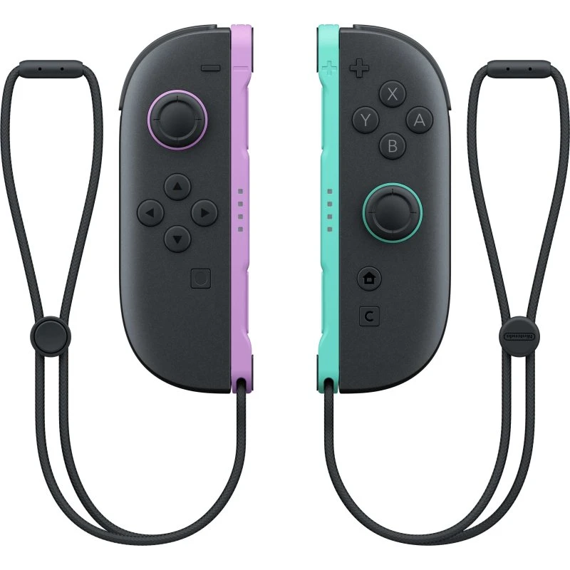 Nintendo Joy-Con 2 sæt – sort, lysegrøn & lyslilla