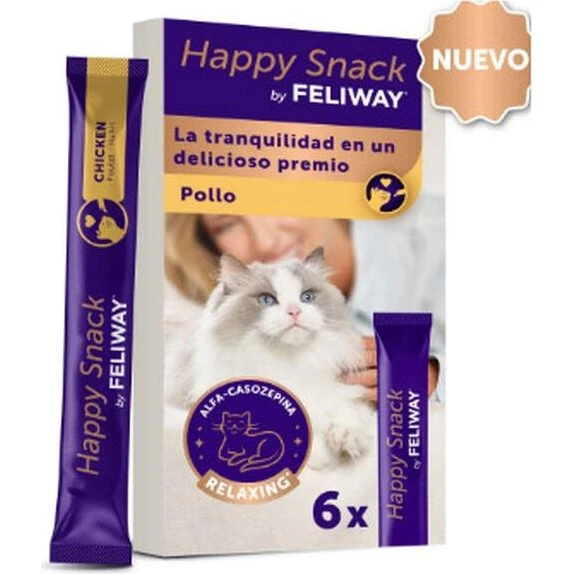 Feliway Happy Snack katte 6x15 g
