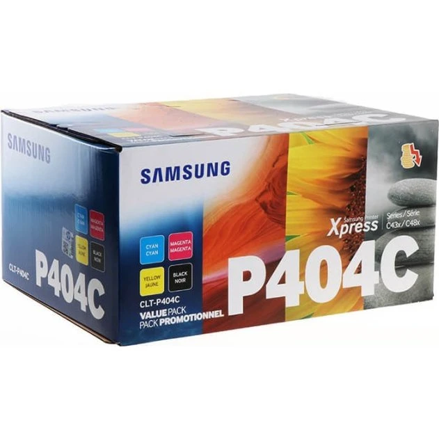 Samsung SU365A CLT-P404C Toner 4-pak - Sort/Cyan/Magenta/Gul