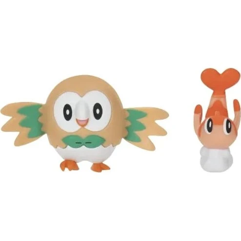 Pokémon Battle Feature Figur - Tatsugiri & Rowlet
