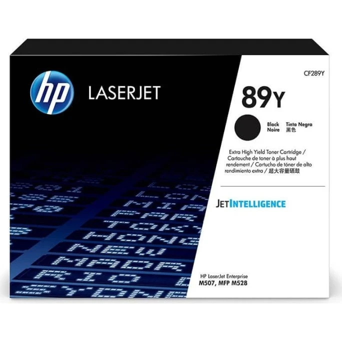 HP Toner CF289Y/89Y Sort – Ekstra høj kapacitet 20.000 sider