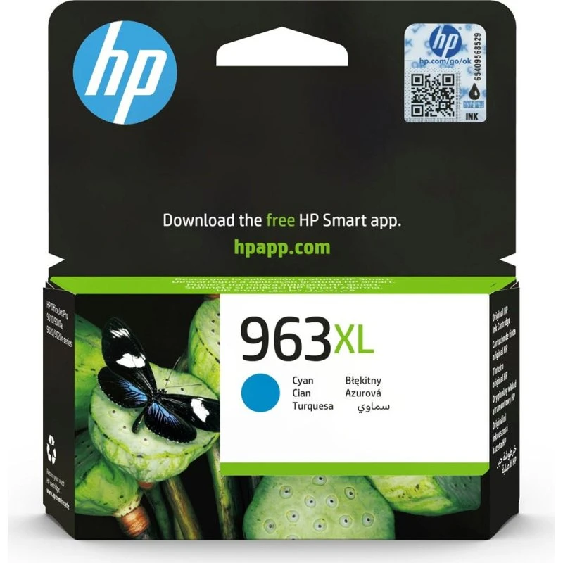 HP 963XL cyan - høj kapacitet (original)