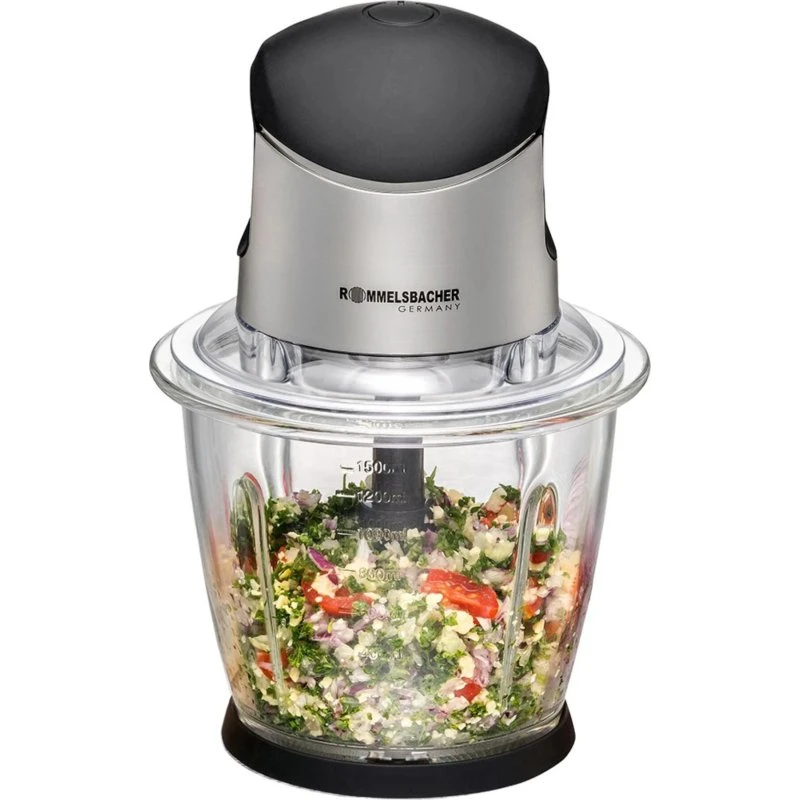 Rommelsbacher MZ 500 minihakker 1,5 L, 500 W - sort/rustfrit stål