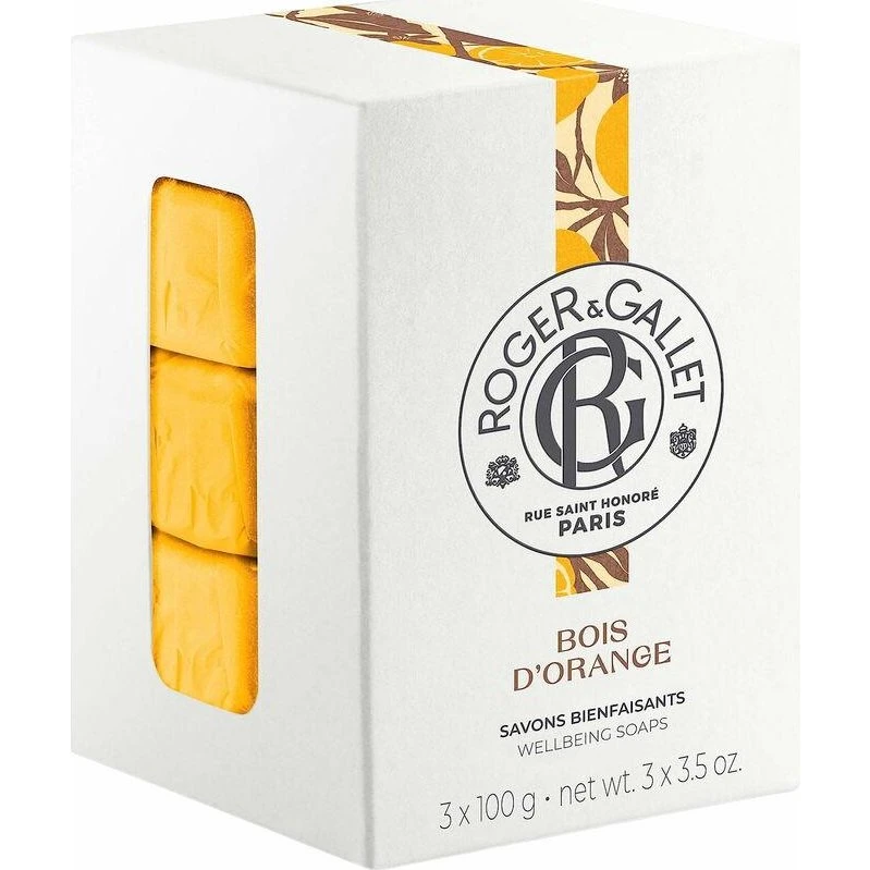 Roger & Gallet Bois d'Orange sæber 3 x 100 g