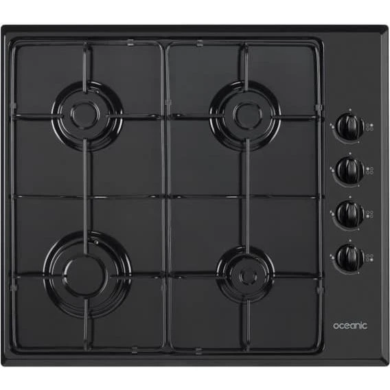 Oceanic OCEACTG4EB1 gaskogeplade 4 blus, sort emaljeret 58 cm
