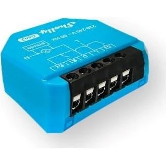 Shelly 1L Gen3 WiFi-relæ uden nul-leder 200W