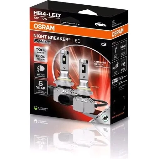 Osram Night Breaker LED Smart HB4 ECE-godkendt (2 stk.)