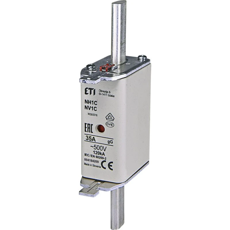 SIKRING NH1 35A gG 500V med statusindikator